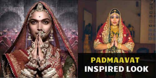 PADMAAVAT Movie inspired Deepika Padukone`s look | RJ Janavi